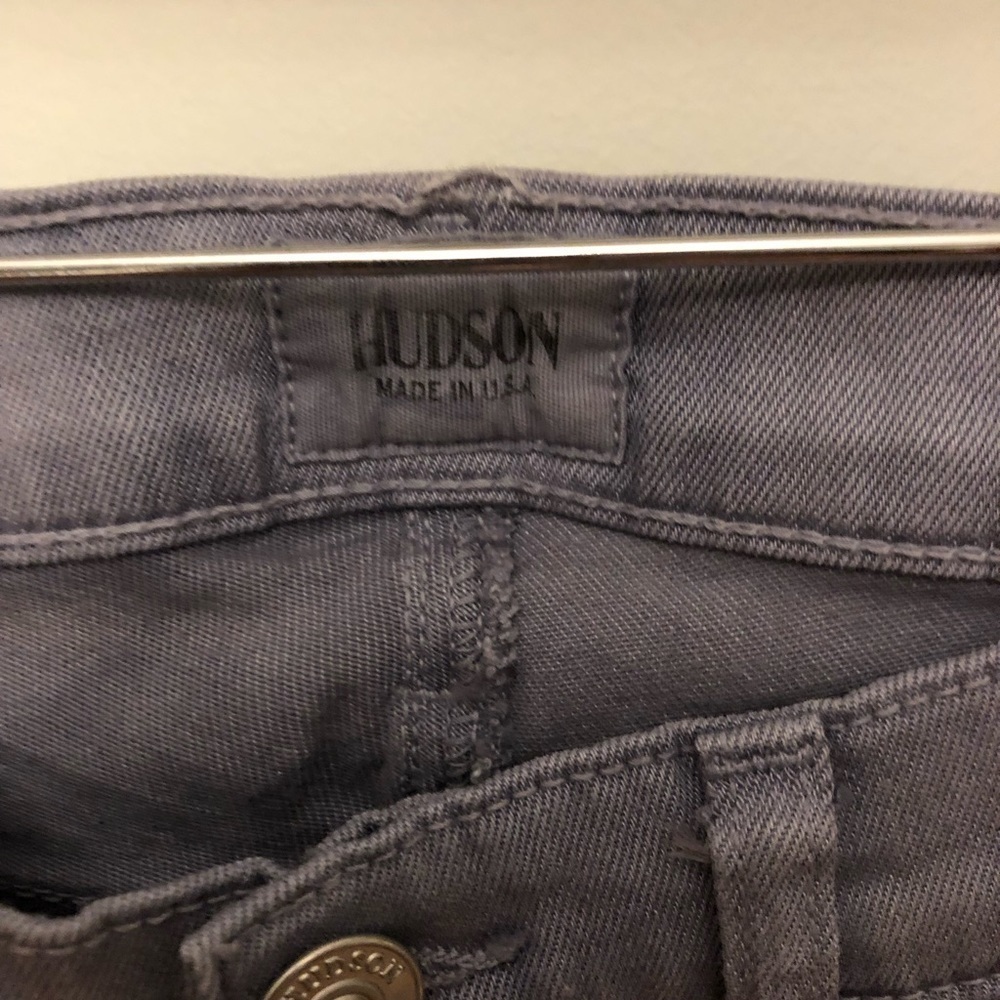 Hudson‎ DIY Tie-Dye Skinny Jeans. Size 24. Light Blue and White. Zip fly. - Picture 5 of 16